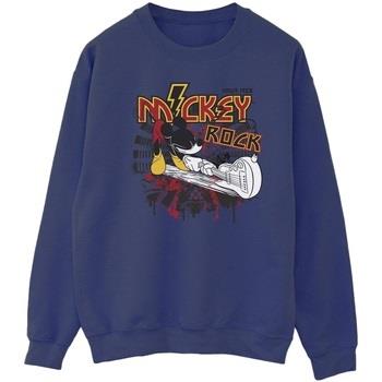 Sweat-shirt Disney Mickey Mouse Smash Guitar Rock