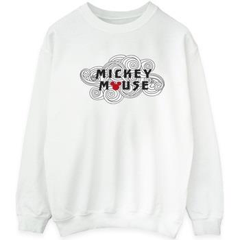 Sweat-shirt Disney Mickey Mouse Swirl Logo