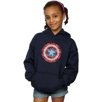 Sweat-shirt enfant Marvel Captain America Pixelated Shield