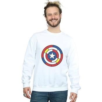 Sweat-shirt Marvel Captain America Stained Glass Shield