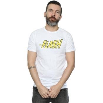 T-shirt Dc Comics Flash Crackle Logo