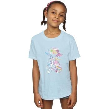 T-shirt enfant Dessins Animés Bugs And Daffy Happy Bunny Day