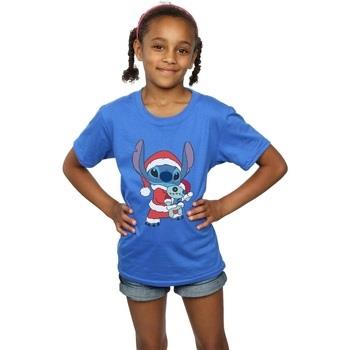 T-shirt enfant Disney Lilo And Stitch Stitch Christmas