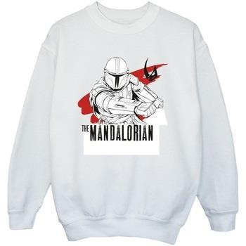 Sweat-shirt enfant Disney The Mandalorian Mando Shoots