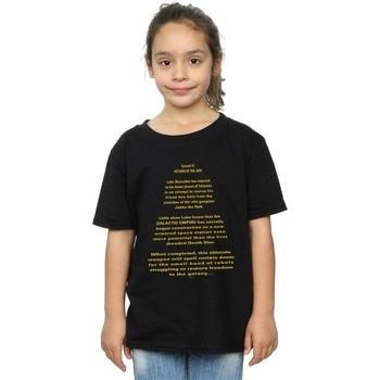 T-shirt enfant Disney Return Of The Jedi Opening Crawl