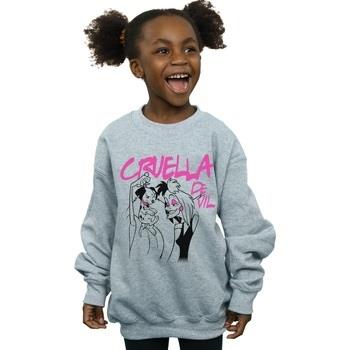 Sweat-shirt enfant Disney Cruella De Vil Collared