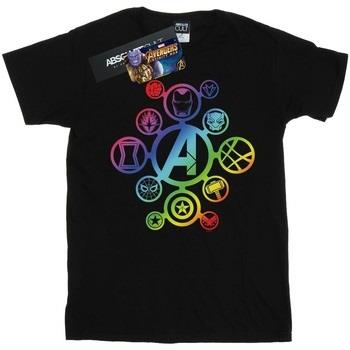 T-shirt Marvel Avengers Infinity War Rainbow Icons