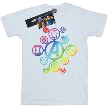 T-shirt Marvel Avengers Infinity War Rainbow Icons