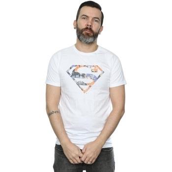 T-shirt Dc Comics Superman Floral Logo 2