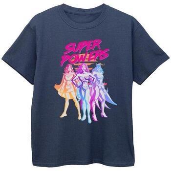 T-shirt enfant Dc Comics Super Powers Neon Tropics