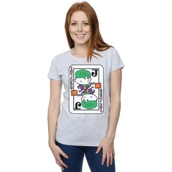 T-shirt Dc Comics Chibi Joker Playing Card