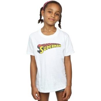 T-shirt enfant Dc Comics Superman Telescopic Crackle Logo
