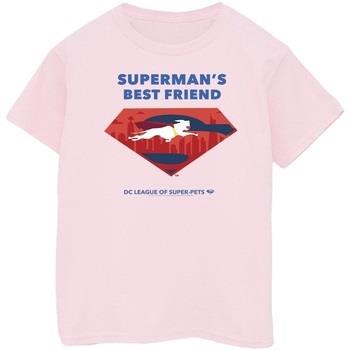 T-shirt enfant Dc Comics DCs DC League Of Super-Pets Best Friend