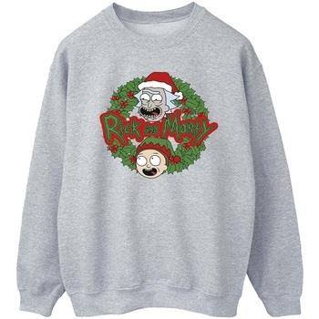 Sweat-shirt Rick And Morty Christmas Wreath