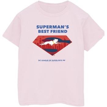 T-shirt Dc Comics DC League Of Super-Pets Superman's Best Friend