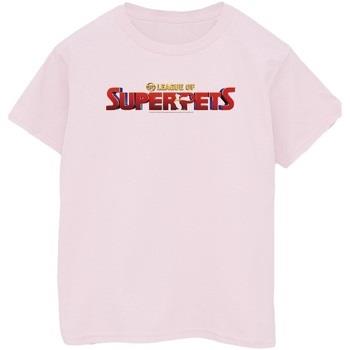 T-shirt Dc Comics DC League Of Super-Pets Movie Logo