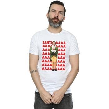 T-shirt Elf Buddy Santa Scream