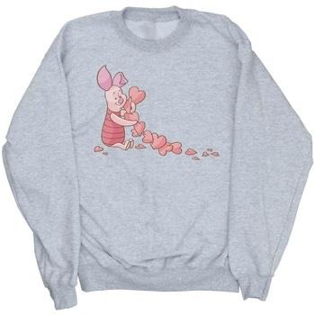 Sweat-shirt Disney Winnie The Pooh Piglet Chain Of Hearts