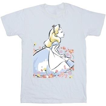 T-shirt enfant Disney Alice In Wonderland Sketch Flowers