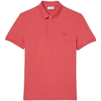 T-shirt Lacoste Polo homme Ref 52090 ZV9 Rouge Sierra