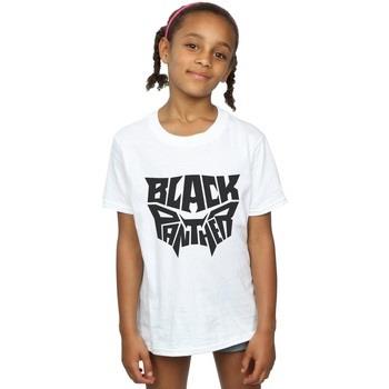T-shirt enfant Marvel Black Panther Worded Emblem