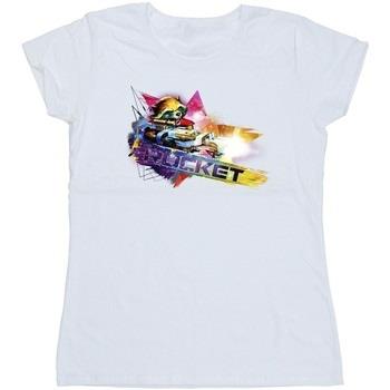 T-shirt Marvel Guardians Of The Galaxy Abstract Rocket Raccoon