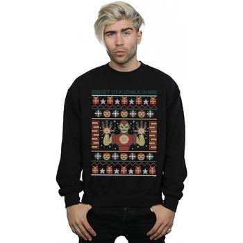 Sweat-shirt Marvel Iron Man Get Your Jingle On Fair Isle