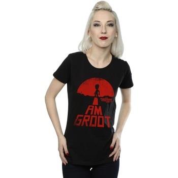 T-shirt Marvel Guardians Of The Galaxy I Am Groot Red