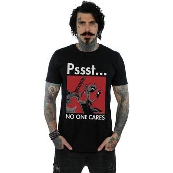 T-shirt Marvel Deadpool No One Cares