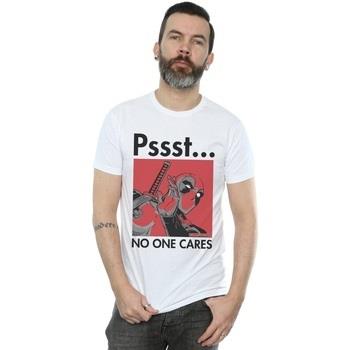 T-shirt Marvel Deadpool No One Cares