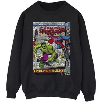 Sweat-shirt Marvel Spider-Man VS Hulk Cover
