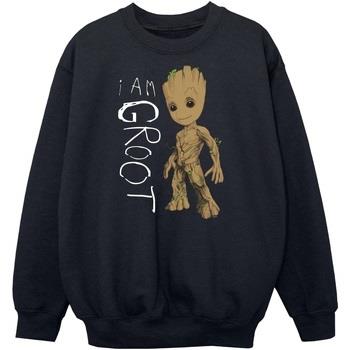 Sweat-shirt enfant Marvel Guardians Of The Galaxy I Am Groot Scribbles