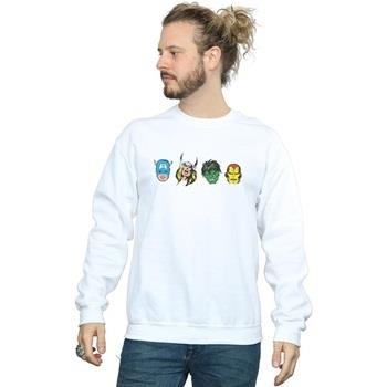 Sweat-shirt Marvel Avengers Comic Heads