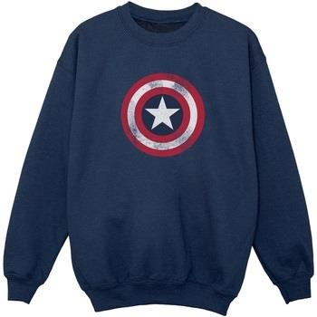 Sweat-shirt enfant Marvel Captain America Distressed Shield