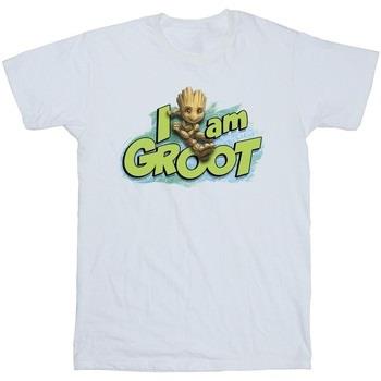 T-shirt enfant Marvel Guardians Of The Galaxy I Am Groot Jumping