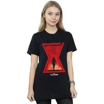 T-shirt Marvel Black Widow Movie Icon Silhouette