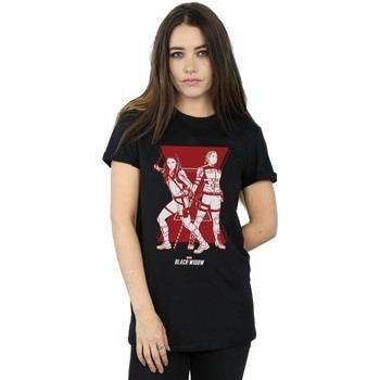 T-shirt Marvel Black Widow Movie Sisters Silhouette