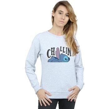 Sweat-shirt Disney Lilo And Stitch Chillin