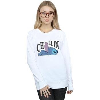 Sweat-shirt Disney Lilo And Stitch Chillin