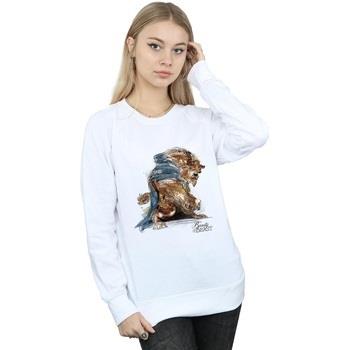 Sweat-shirt Disney Beauty And The Beast Beast Sketch