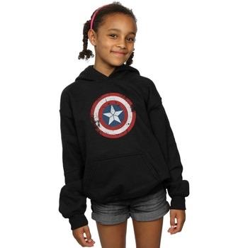 Sweat-shirt enfant Marvel Captain America Civil War Distressed Shield