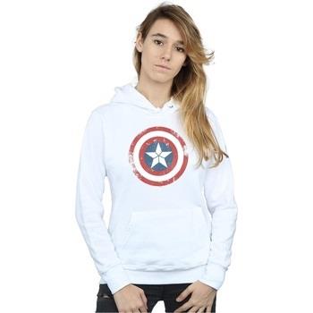 Sweat-shirt Marvel Captain America Civil War Distressed Shield