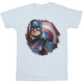 T-shirt Marvel The Falcon And The Winter Soldier Captain America Stare