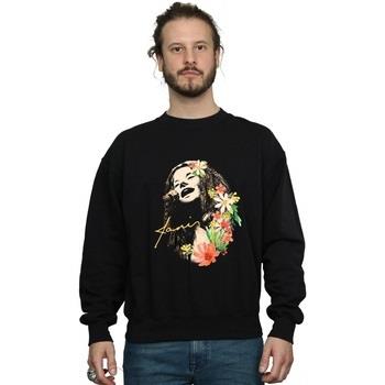 Sweat-shirt Janis Joplin Floral Pattern