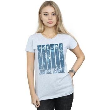 T-shirt Dc Comics Justice League Movie Double Indigo