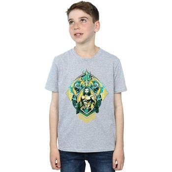 T-shirt enfant Dc Comics Aquaman The Trench Crest