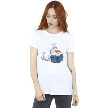 T-shirt Disney Frozen Olaf Reading