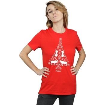 T-shirt Disney Frozen Christmas Tree