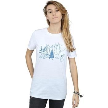 T-shirt Disney Frozen Anna Sven And Olaf