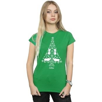 T-shirt Disney Frozen Christmas Tree